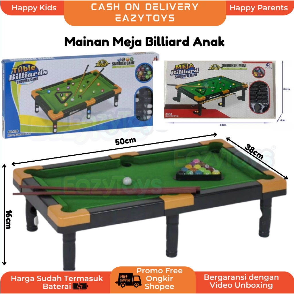 Mainan Billiard Anak Meja Billiard Anak Mini Pool Table Meja Bilyar Kecil