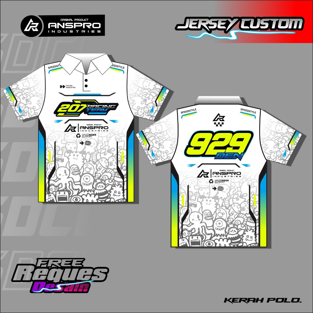 JERSEY CUSTOM FREE CUSTOM JERSEY KERAH POLO CUSTOM JERSEY RACING FREE CUSTOM