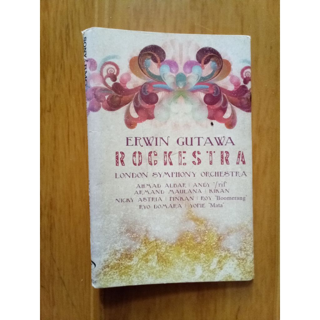 hanya cover kaset erwin gutawa - rockestra | tanpa kaset