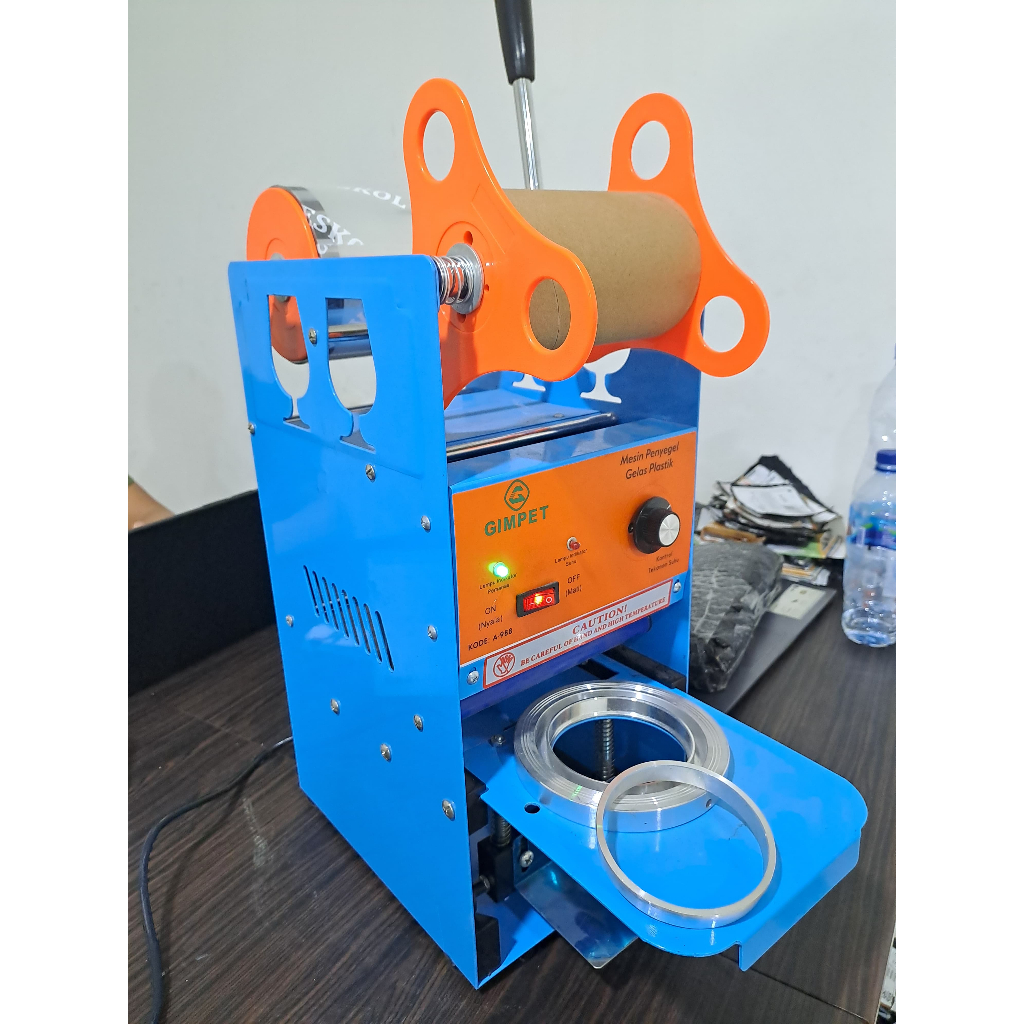 GIMPET Cup Sealer Semua Ukuran Cup 8 - 18 Oz Mesin Cup Sealer Machine Alat Penutup Minuman Mesin Pre