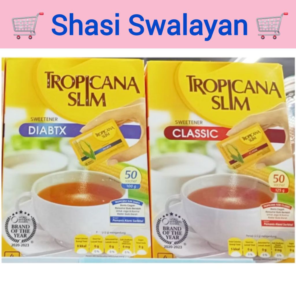 

Tropicana Slim 50 Sachet - Clasic / DIABTX
