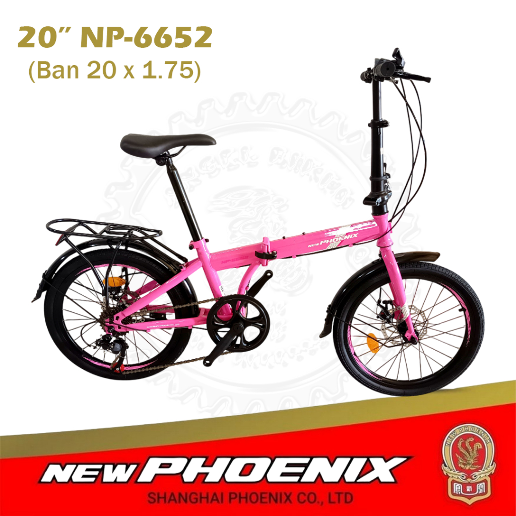 Sepeda Lipat New Phoenix NP-6652 20 Inch