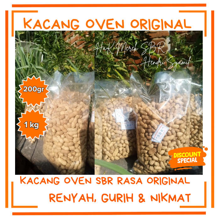 

Kacang Oven Kulit Sangrai 200 gr | Cemilan Gurih Renyah