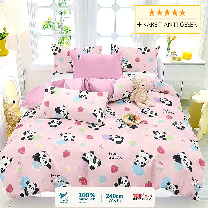 seprei anak animal beruang panda buble 160x200 180x200 120x200 100x200 90x200 semua ukuran ada