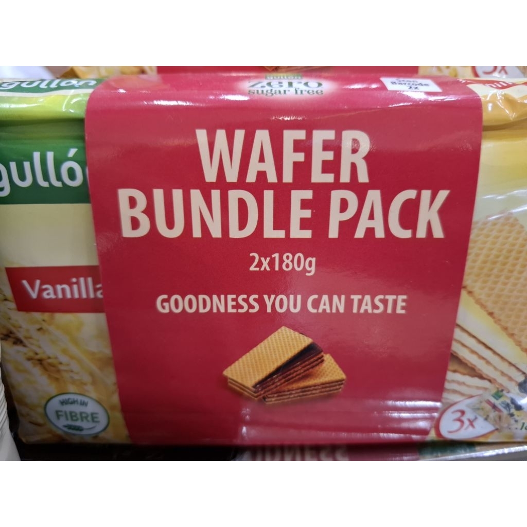 

Gullon Zero Sugar Free Wafer bundle 2x180gr vanilla / chocolate