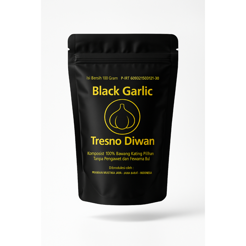 

Black Garlic Premium 100g – Bawang Hitam Fermentasi, Tinggi Antioksidan & Energi