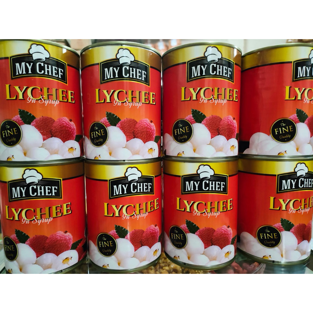 

Buah Leci Kaleng Mu chef 525gr