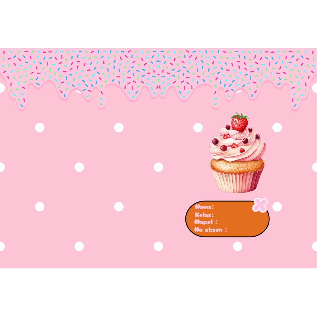 

Sampul buku/ cover buku custom nama lucu ukuran bisa request