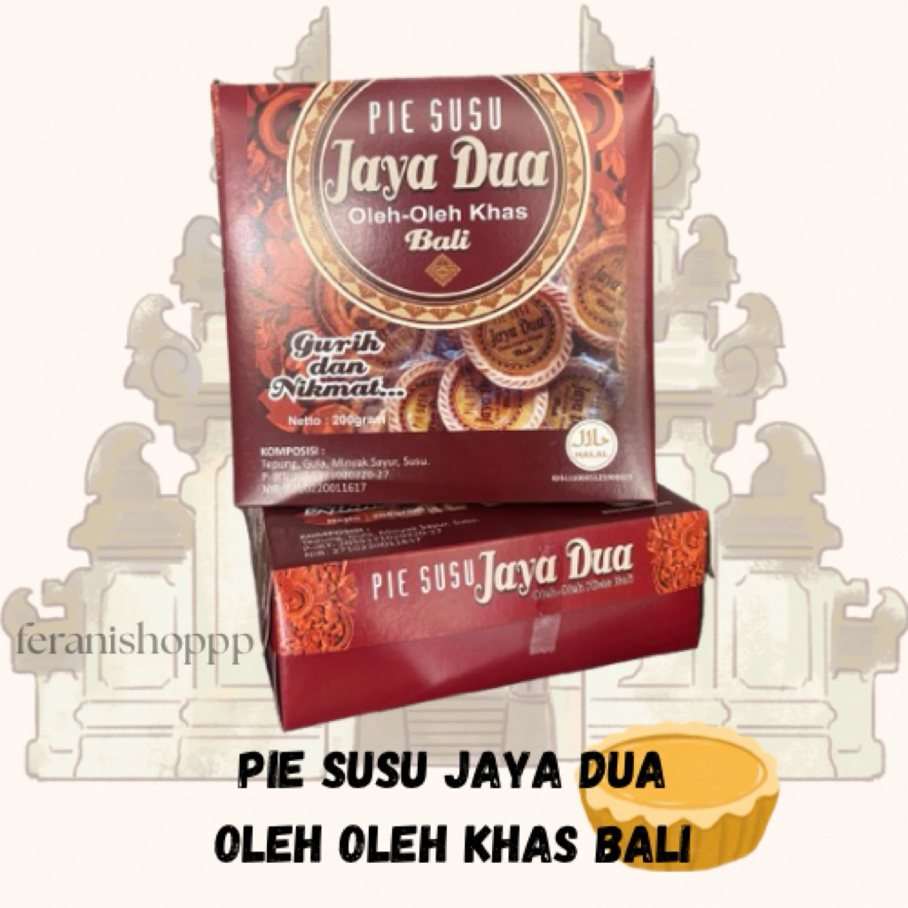 

PIE SUSU JAYA DUA ISI 50PCS || OLEH OLEH KHAS BALI || FREE PACKING KARDUS DAN BUBLE WARP