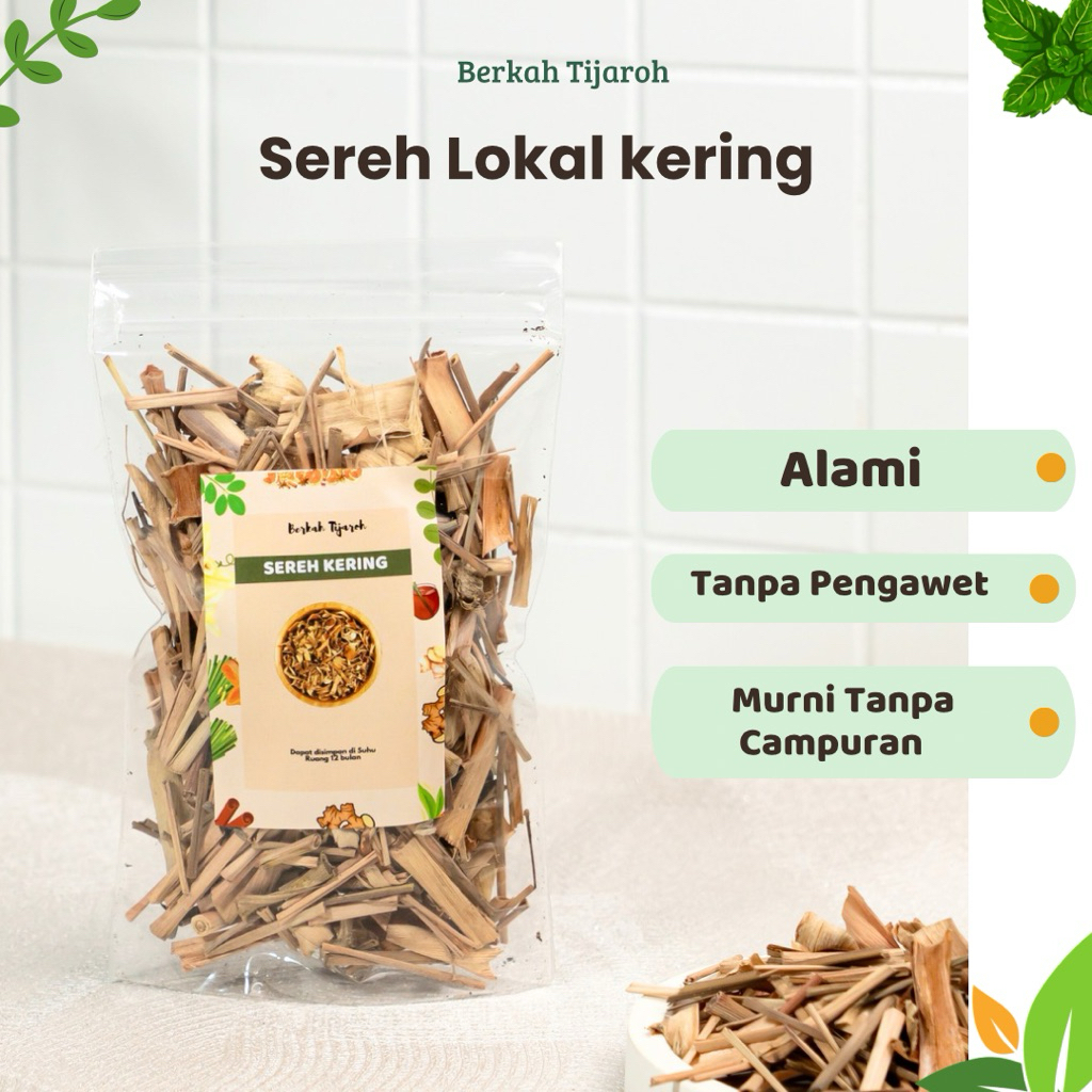 

Teh Seduh Serai / Sereh / Lemongrass Tea / Teh Herbal Alami