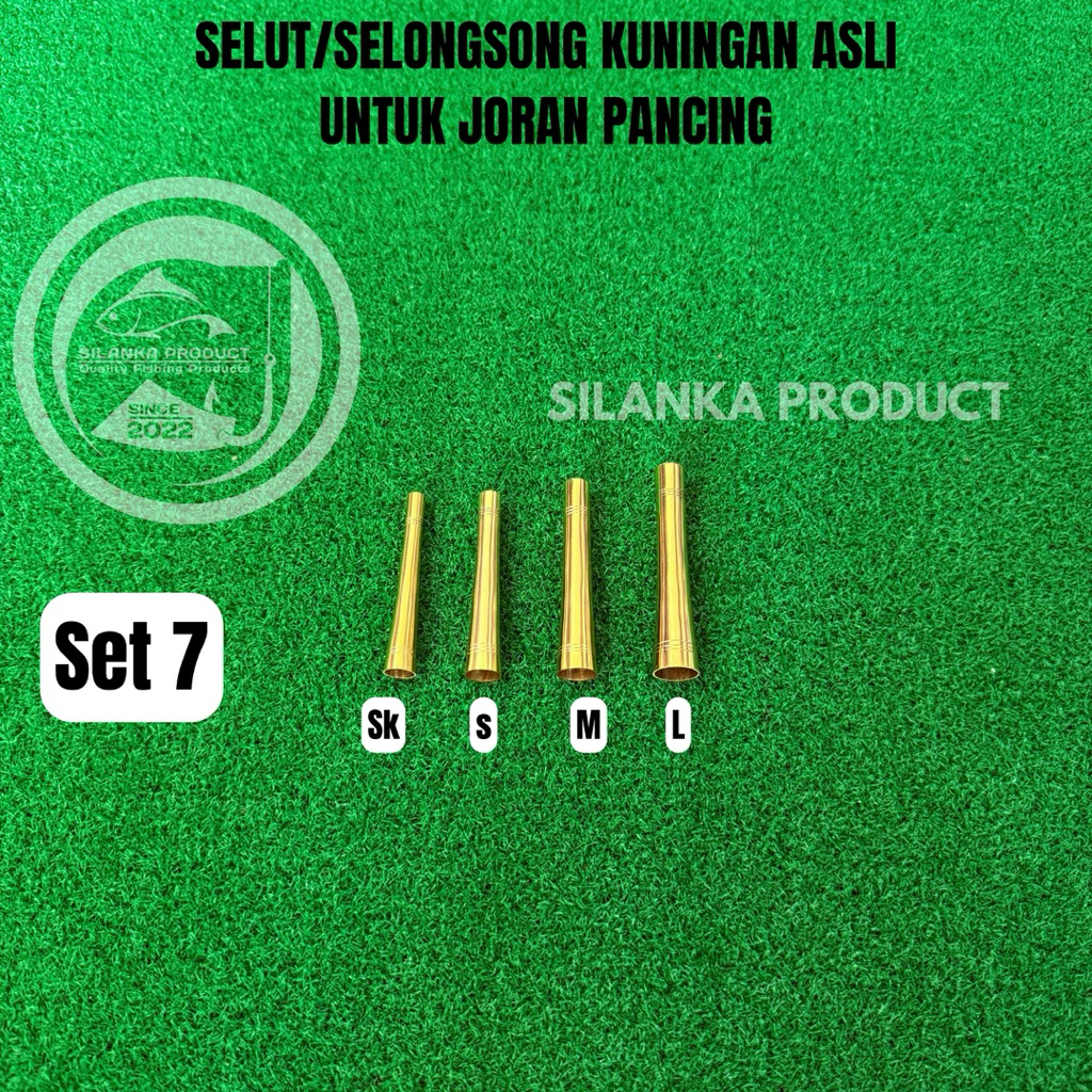 Selut/ Selongsong Kuningan Asli Untuk Joran Timbang