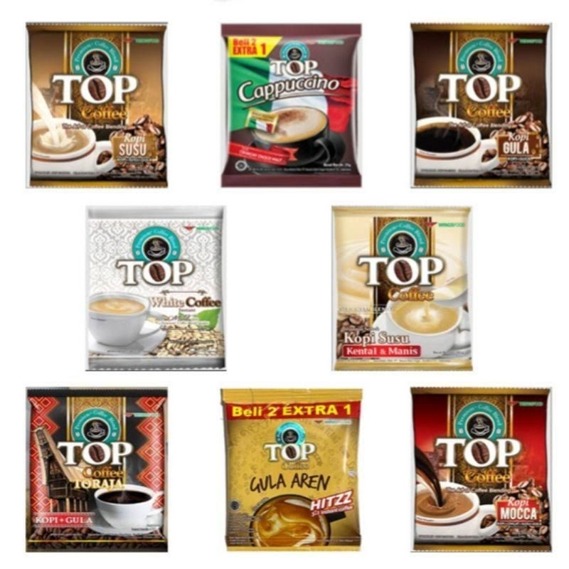 

Top Coffe Sachet Rencengan Aneka Rasa isi 10 @22gr