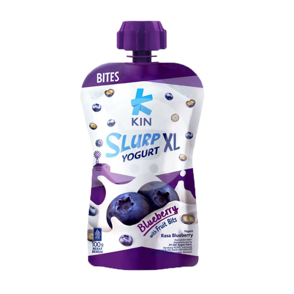 

Kin Yogurt Slurp XL Pouch Bluberi 80gr