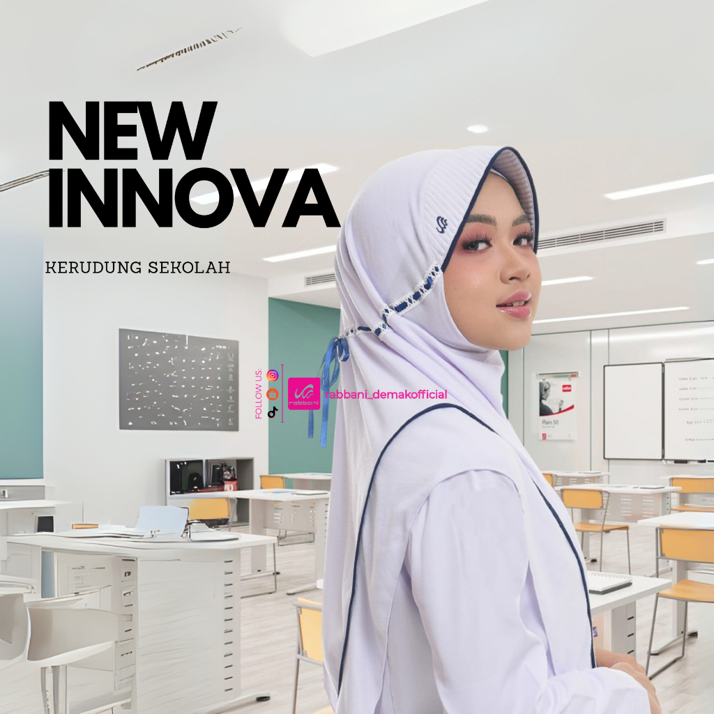 RABBANI - NEW INNOVA - KERUDUNG INSTAN RABBANI - KERUDUNG SEKOLAH RABBANI - RABBANI ASLI 100%