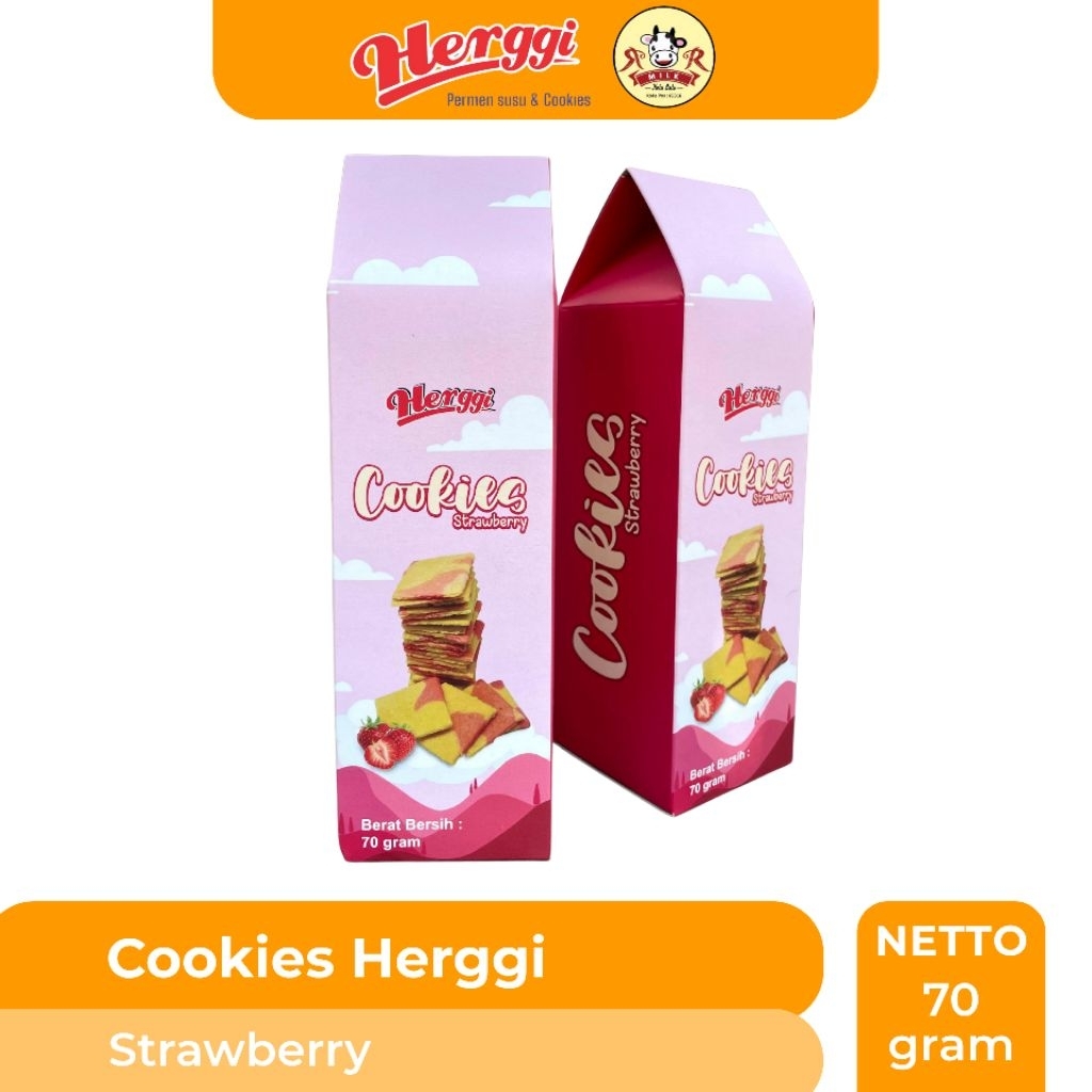 

Cookies Strawberry HERGGI 70gr