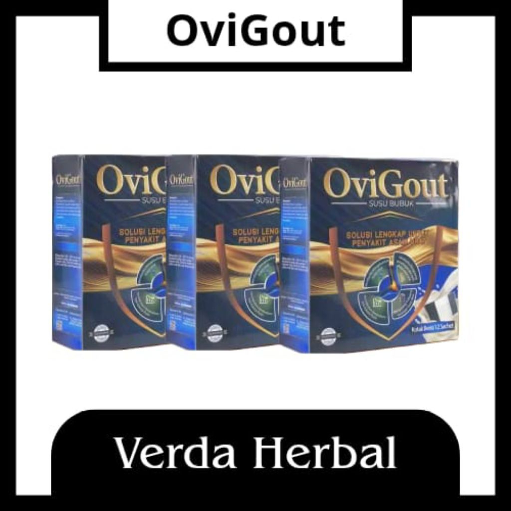 

OVIGOUT 3 Box Milik Susu Suplemen Kesehatan Asam Urat, Kolesterol Dan Tulang Sendi