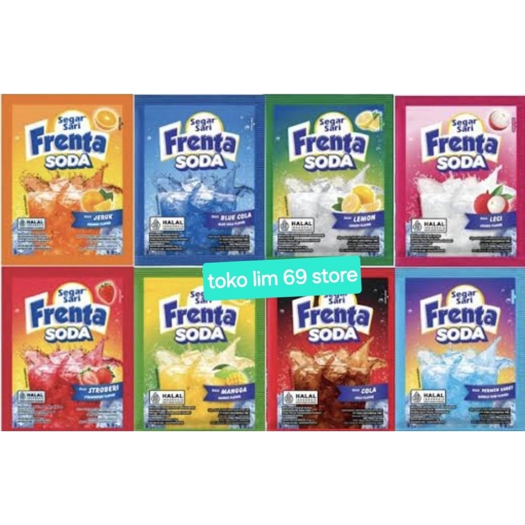 

( renteng) segar sari frenta soda 1renteng isi 10pcs x 6gram...