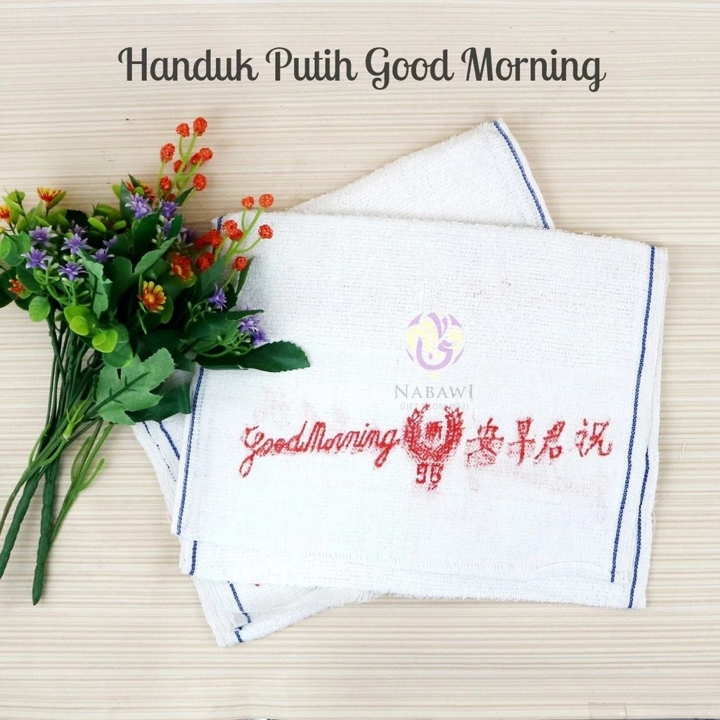 Handuk Kecil / Handuk Muka / Handuk Salon / Handuk Putih / Handuk GoodMorning