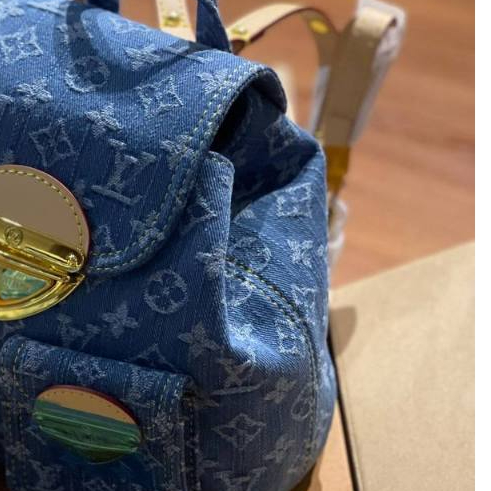 Mybrandedbagshop Backpack Denim Platinum VIP 1:1