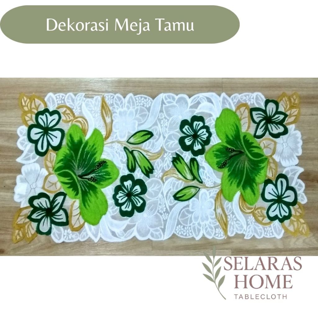 COD Taplak Meja Cantik Taplak Meja Tamu Persegi Taplak meja Tamu Minimalis Taplak Meja Kaca Ukuran 5