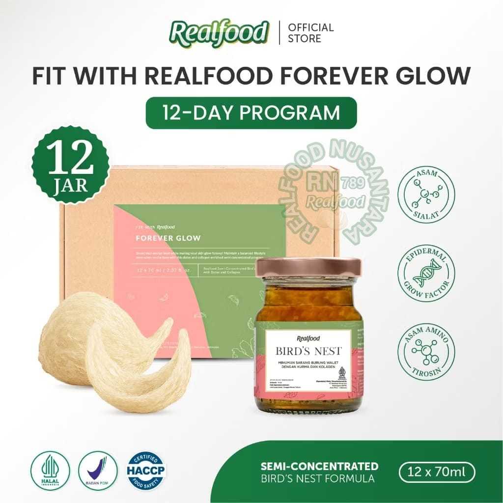 

Realfood Forever Glow Kurma + Kolagen 6 Botol & 12 Botol Diskon Harga ( Minuman Sarang Burung Walet ) RN789