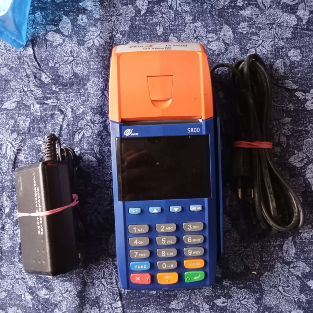 Card Reader & Printer For ATM Card Pax S800 Credit Card Terminal Power 9V_1A Used Normal