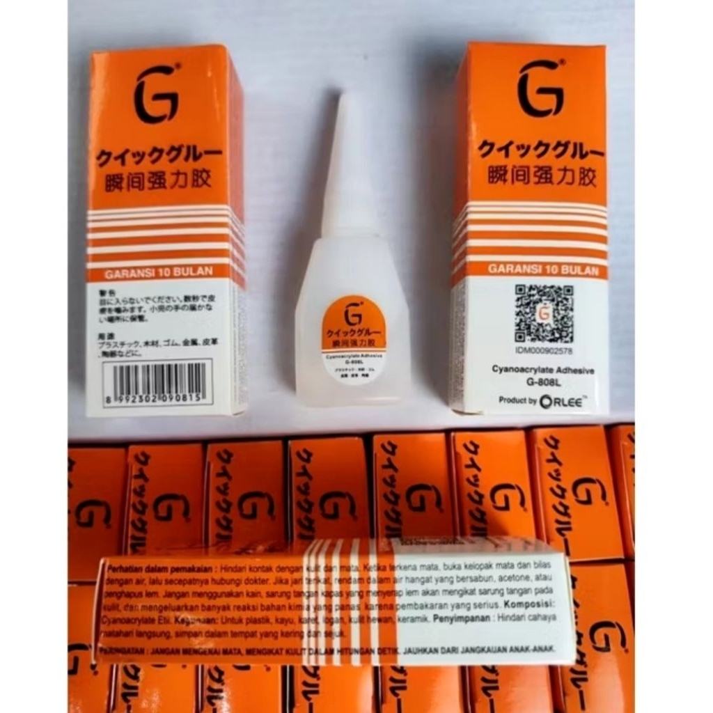 

Lem G Korea/ Lem Korea Cair/ Glue Cair/ Super Glue Lem