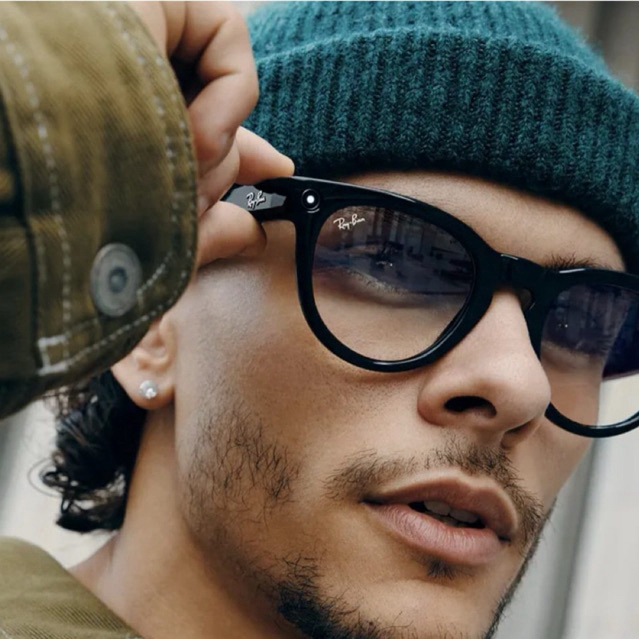 Kacamata Smart Glasses Meta Ray-Ban Headliner Original Bluetooth Kamera Audio