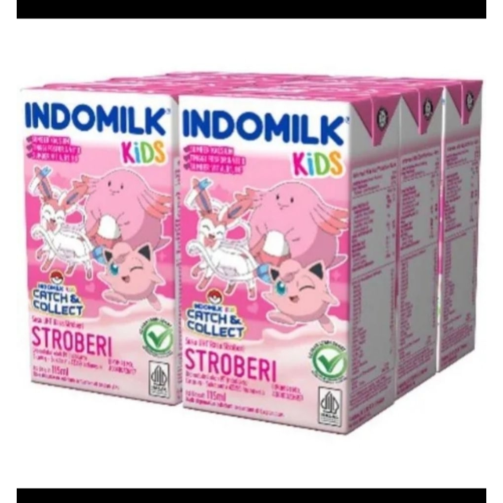 

WHS - Indomilk Kids Strawberry Susu UHT Multipack Kemasan Pokemon [115/6 pcs] Gratis 1 Kartu Pokemon
