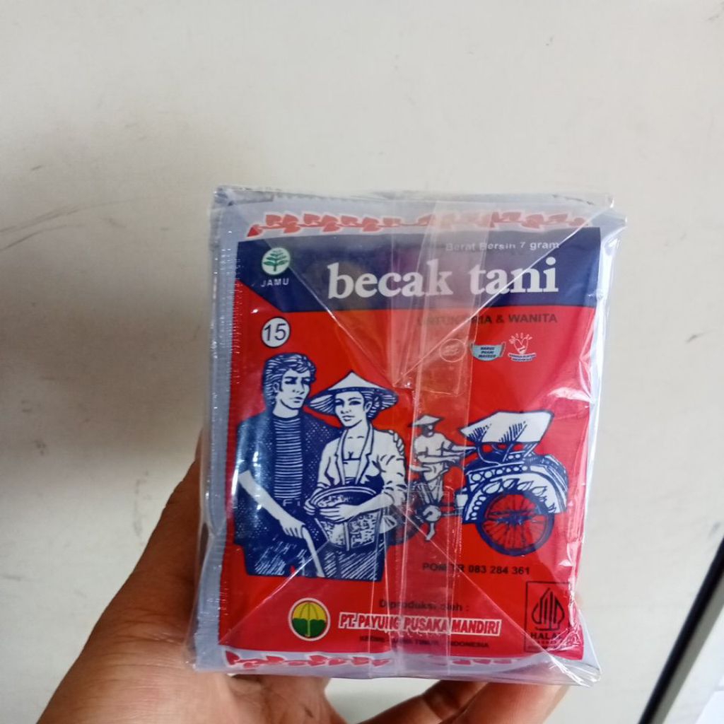 JAMU BECAK TANI PAYUNG PUSAKA ISI 25sachet