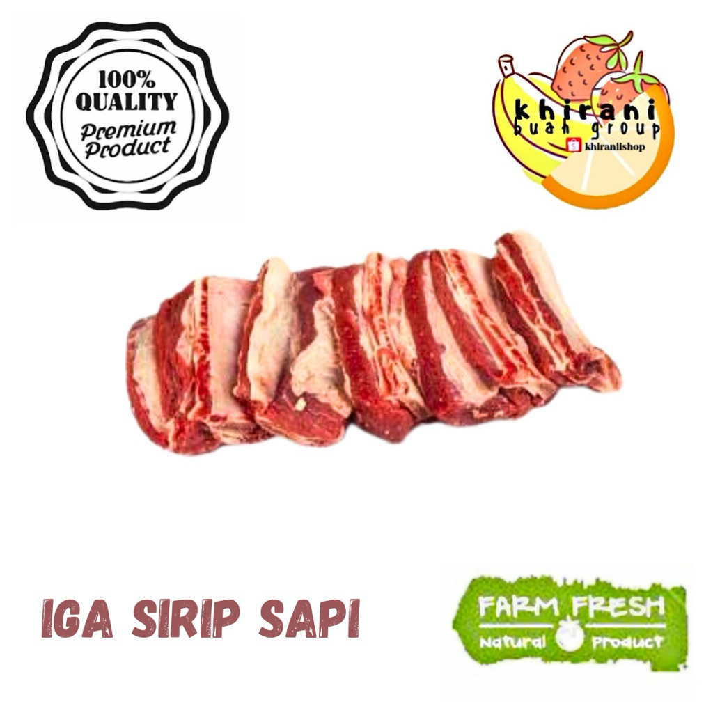 

Frozen Food - Iga Sirip Sapi 500gr