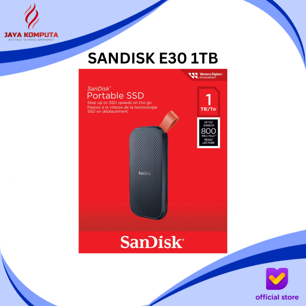 SSD Sandisk Eskternal E30 1TB USB 3.2 Sandisk Portable