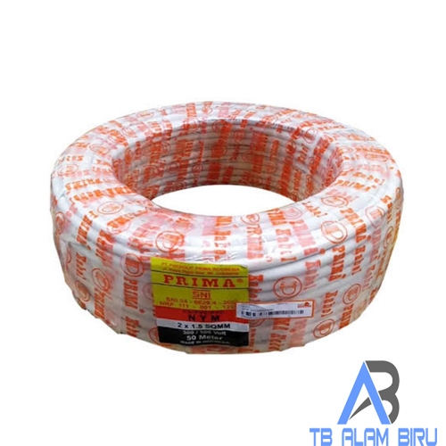 Kabel Listrik Prima NYM 2x1,5 Per Meter