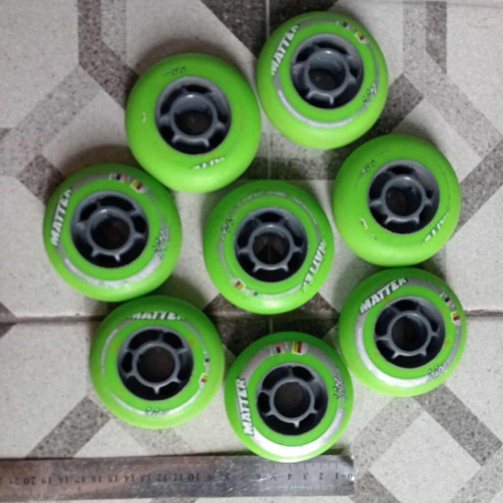 TERJUAL roda bekas merk Matter Juice uk 80mm.