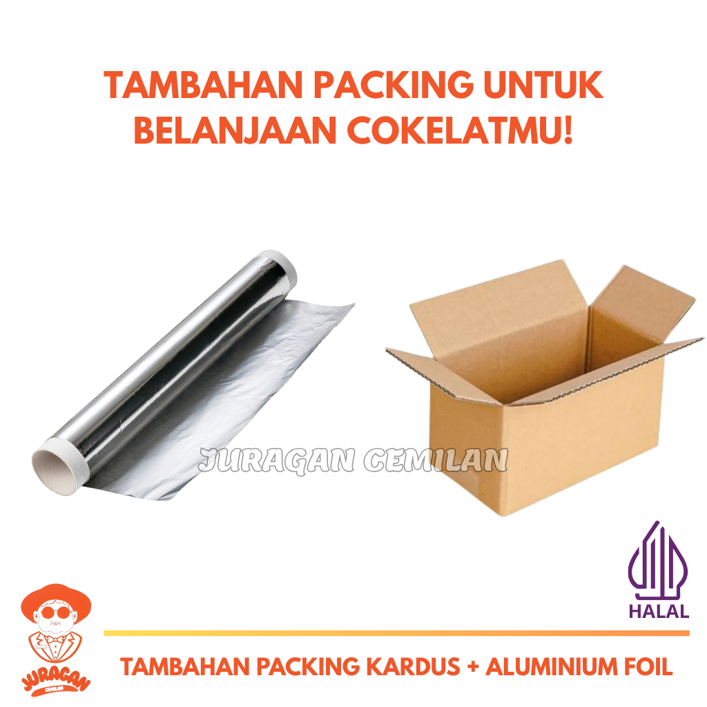 

Tambahan Packing Kardus + Foil Jadi Lebih Aman