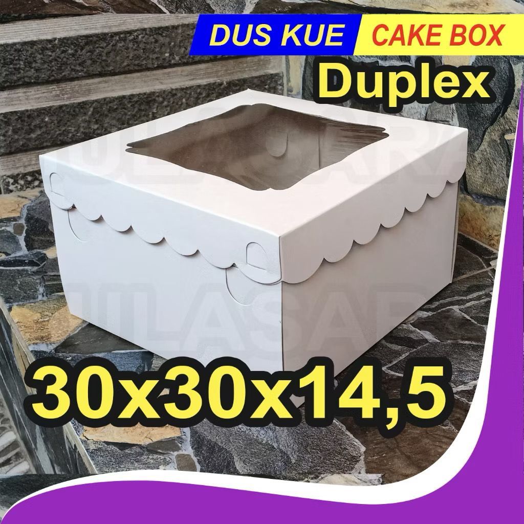 

dus 30x30x14,5 cm JENDELA / dus polos / kotak box / Dus / box / 30x30 / Dus tinggi