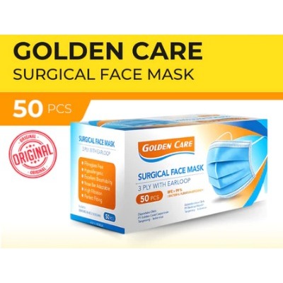 GOLDEN CARE MASKER HIJAB 3 PLY HEADLOOP BFE 99%