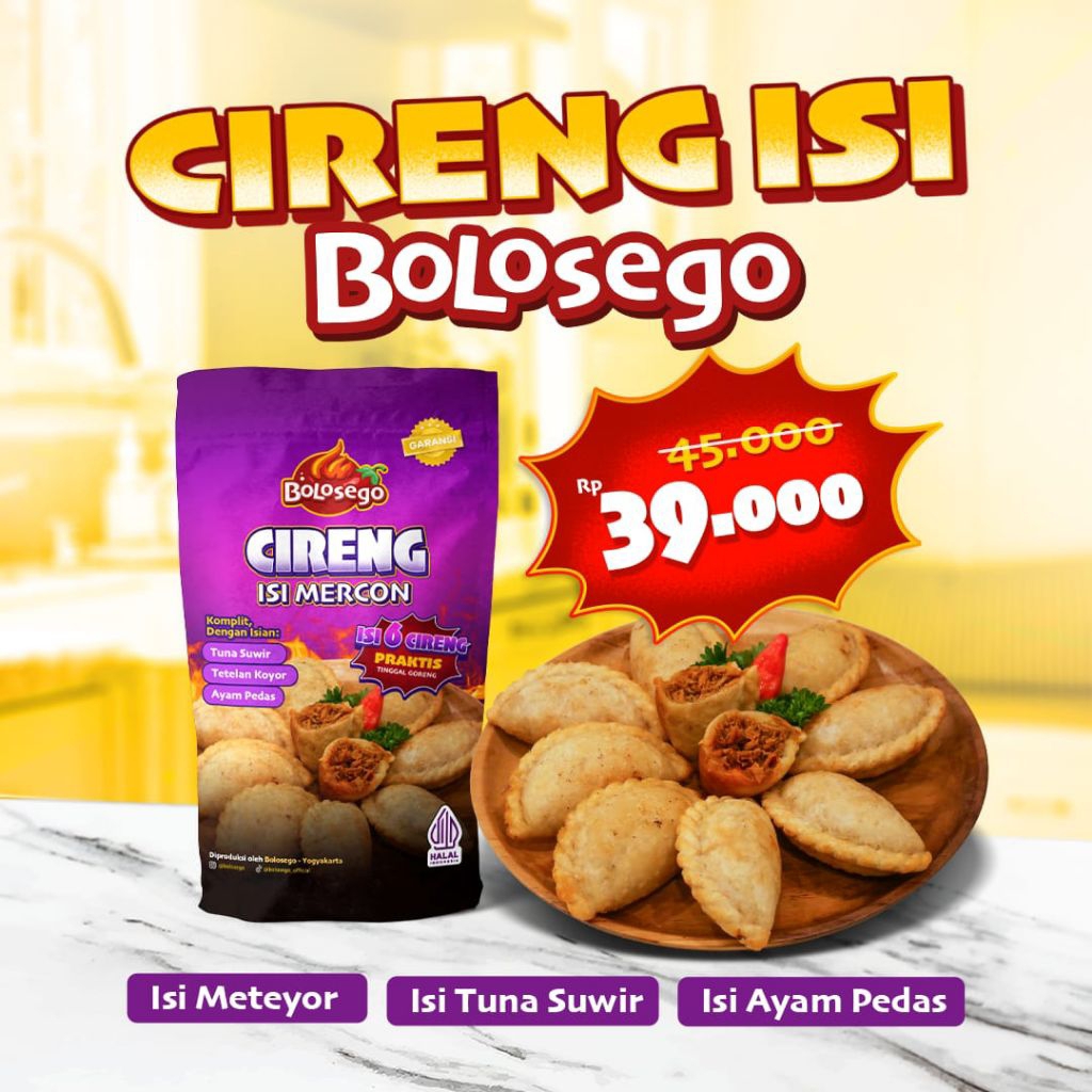 

CIRENG ISI MERCON BOLOSEGO 250 GRAM