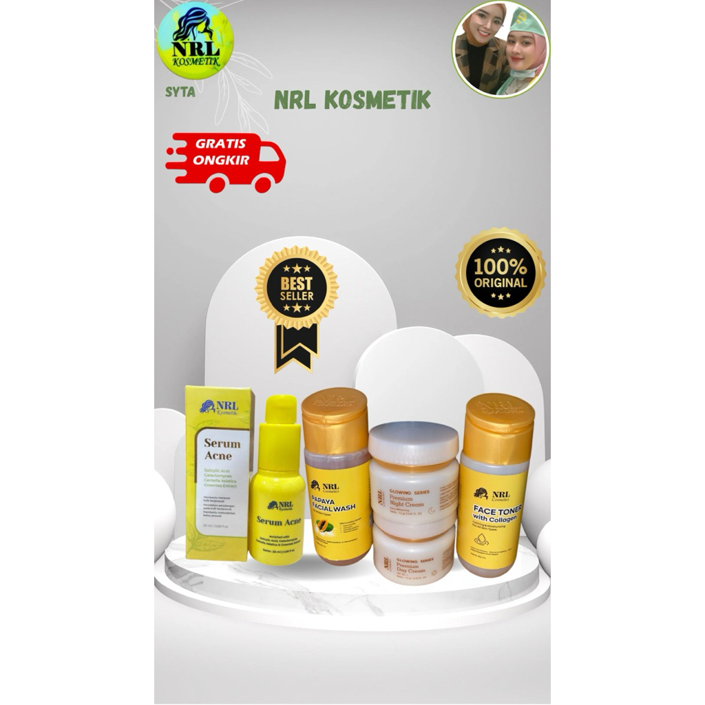 PRODUK LENGKAP CREAM NRL, SERUM ACNE NRL