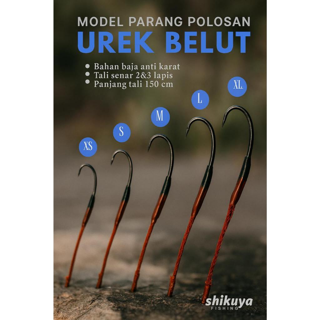 Kail Belut Siap Pakai - Urek Belut Siap Pakai - Urek Kail Pancing Belut Siap Pakai