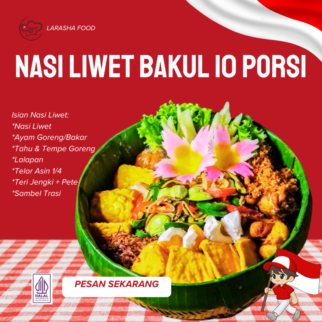 

Jual Nasi Liwet Bakul 10 Porsi/Nasi Liwet Bakul Menu Ayam/Paket Nasi Liwet Bakul Paket Murah Dan Enak