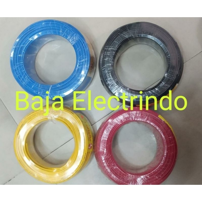 Shoporenku Kabel Serabut Nyaf 2,5Mm Supreme Hitam @50M Nyaf 1 X 2,5 1 X 2.5 Mm Nyaf 2.5Mm