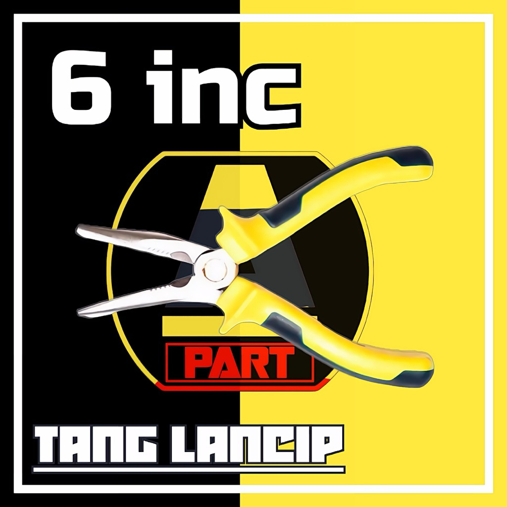TANG LANCIP 6 INC ( 6 INC ) HITAM KUNING