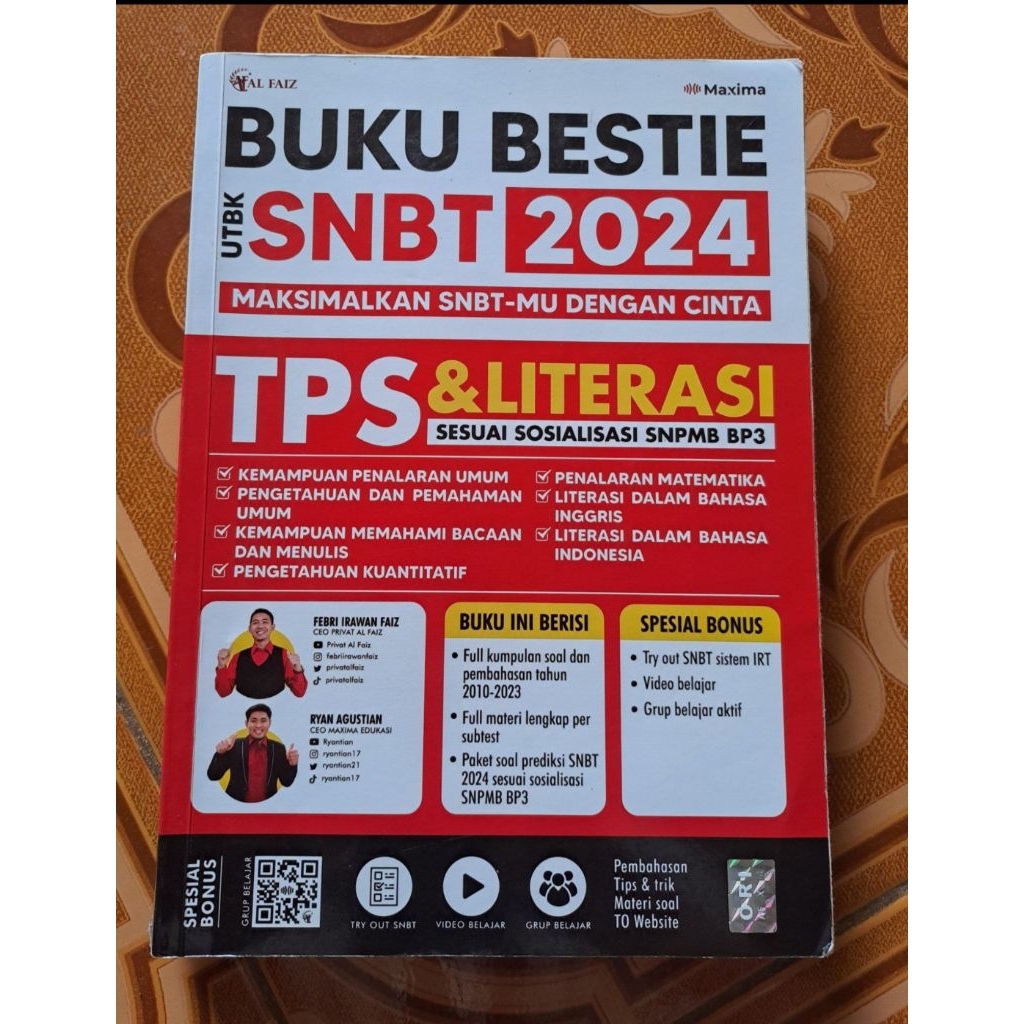 

Preloved buku bestie snbt 2024