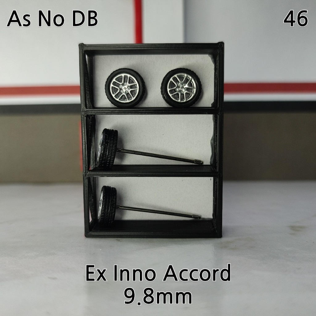 Ban Karet Diecast Copotan Miniscale 1/64 Ex Inno64 Honda Accord 9.8mm