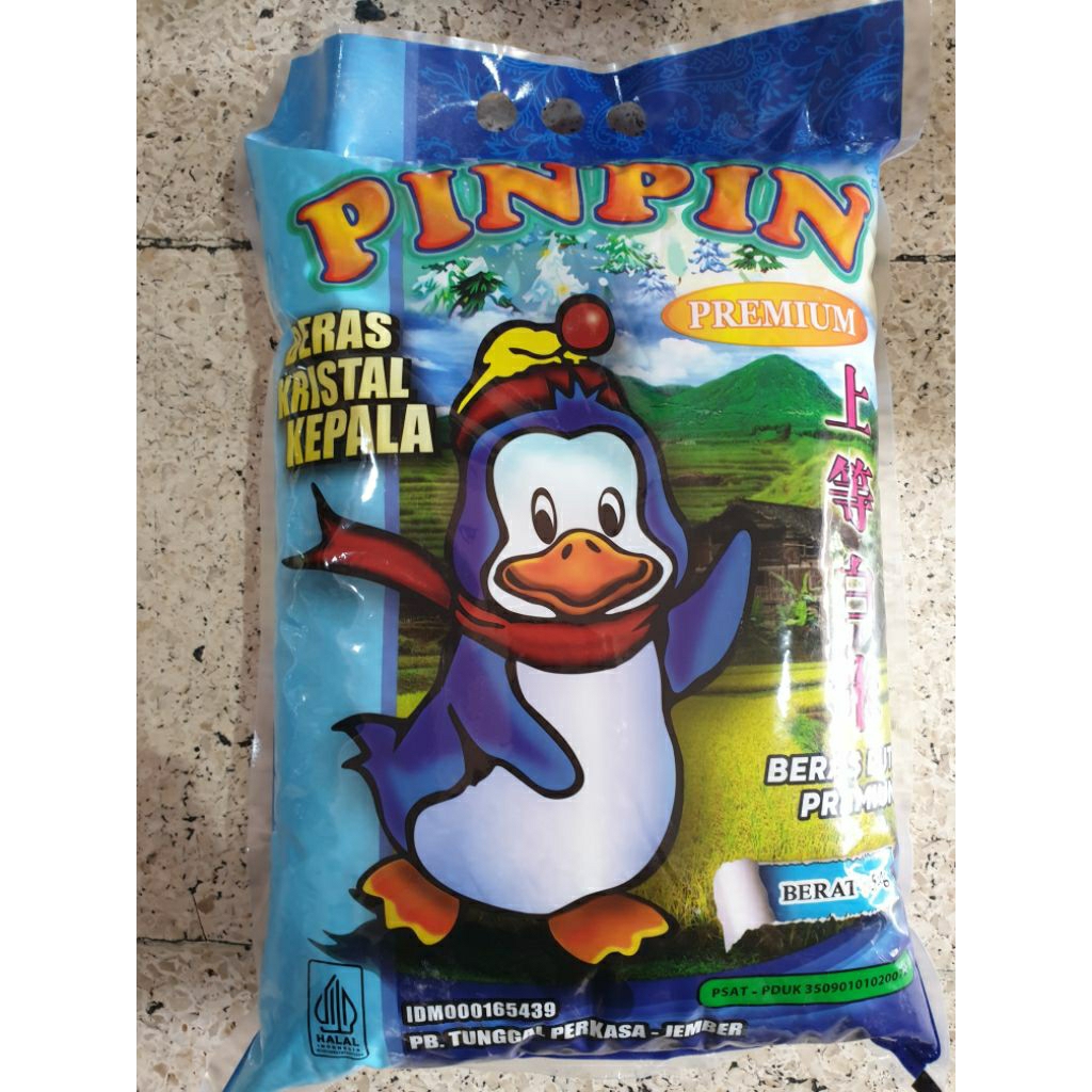 

BERAS PREMIUM PINPIN / PIN PIN 5 Kg