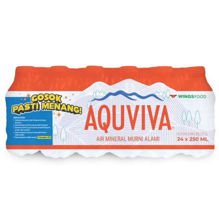 

AQUVIVA BOTOL [ 24pcs x 250ml ] KARTON