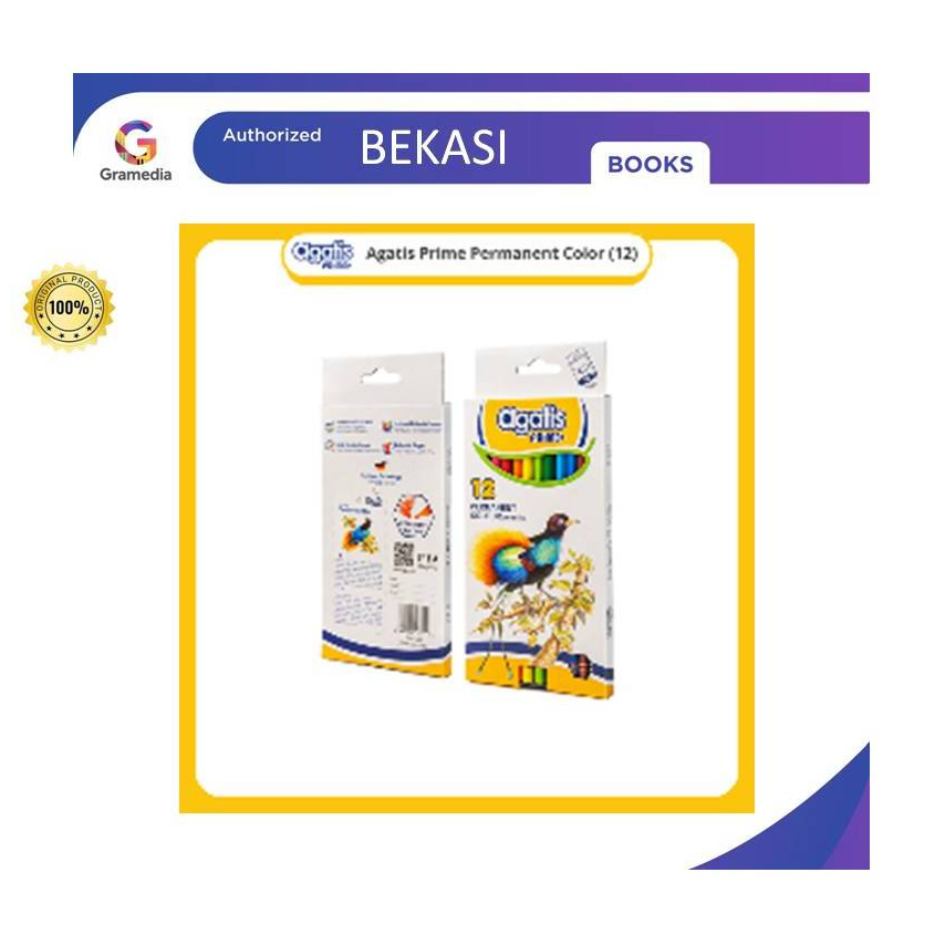 

GRamedia Bekasi-AGATIS PRIME WOOD PERMANENT COLOR PENCIL HEXAGONAL C12 FULL LENGTH