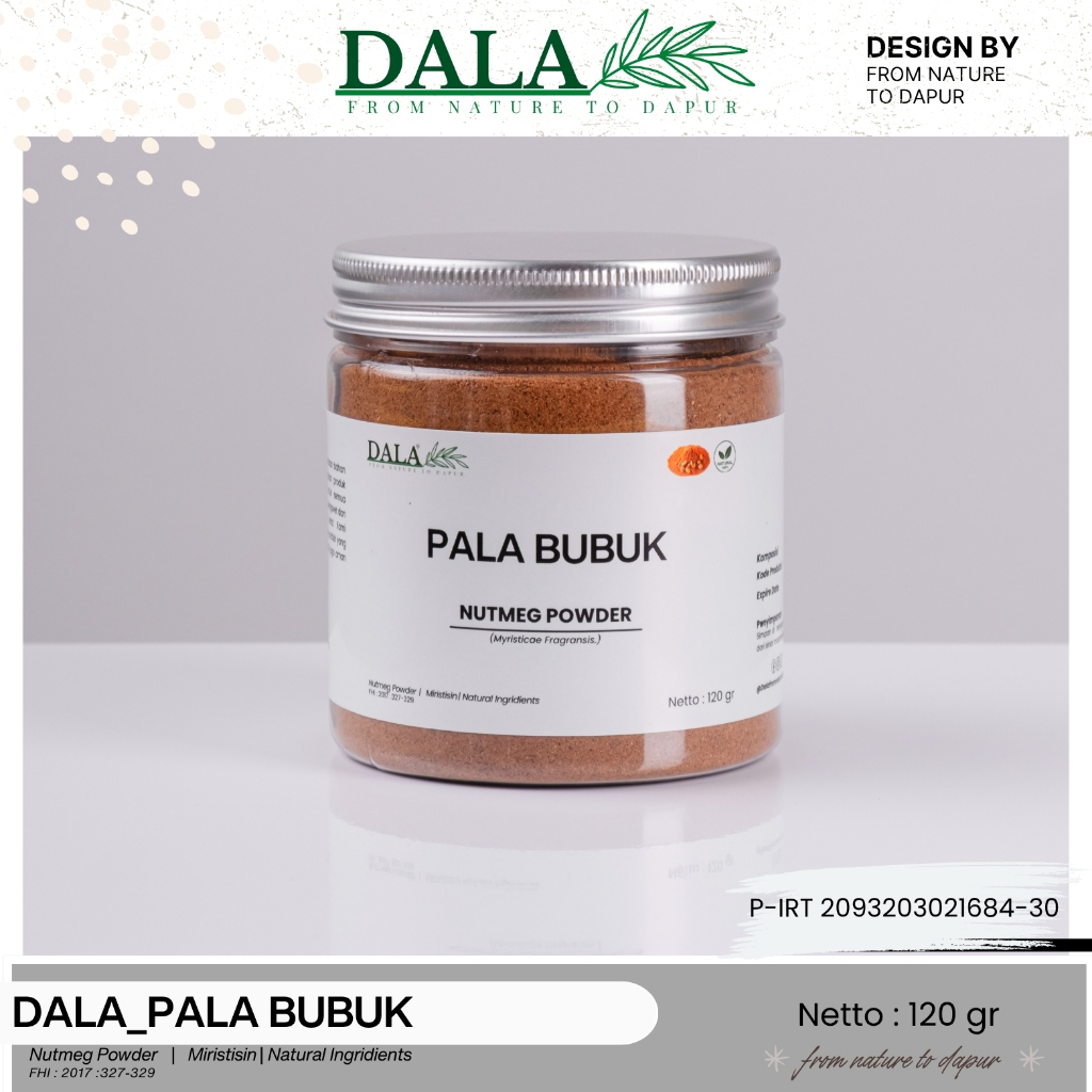 

DALA_Pala Bubuk / Nutmeg Powder (70 gr / 120 gr)
