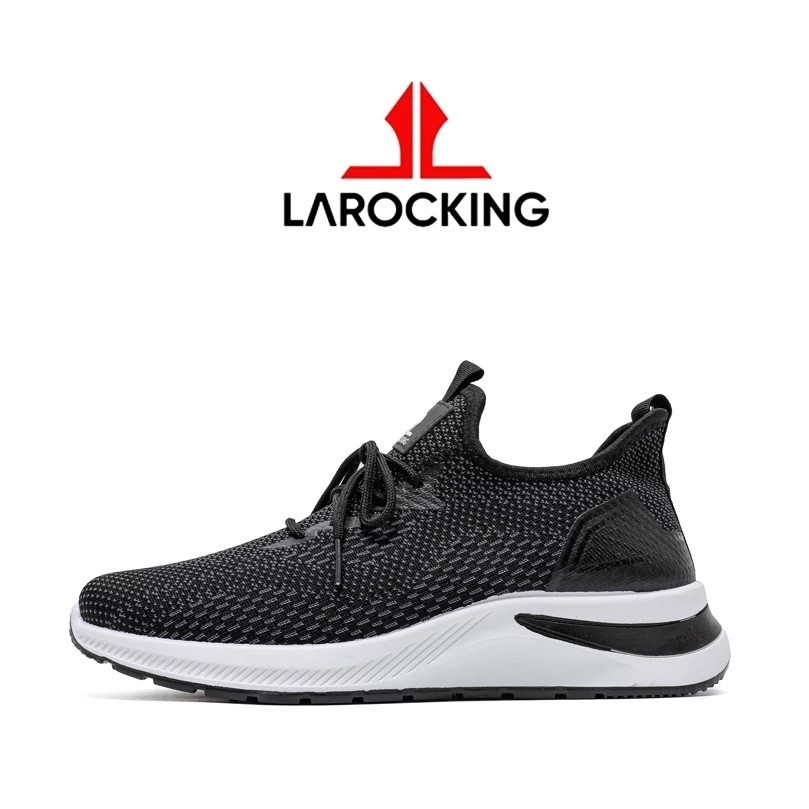COD Promo Terbaru Larocking - Orion Hitam | Sepatu Sneakers Pria